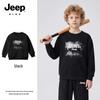 JEEP Boys' Casual Crewneck Pullover Sweatshirt