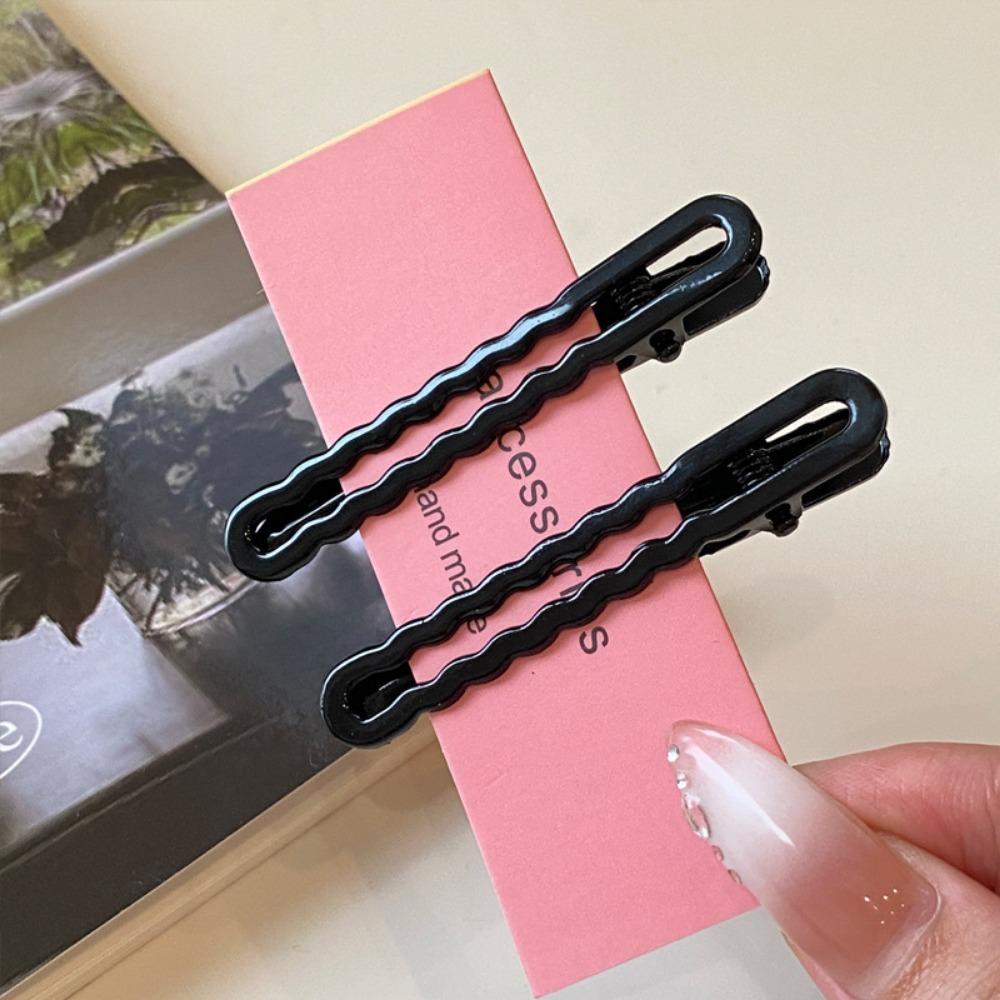 

Black Hair Clips, Invisible Bobby Pins, Metal Waved BB Hairpins for Women Hair Styling