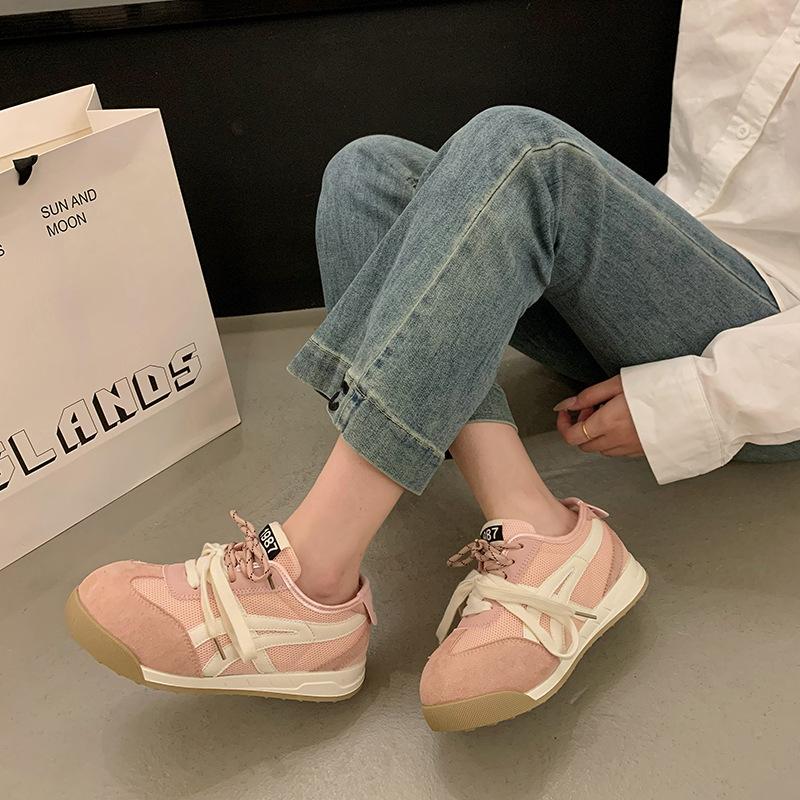 American Retro Versatile German Training Shoes Women's 2025 New Autumn Sports and Leisure Shoes Niche Trendy Soft-soled Forrest Gump Shoes