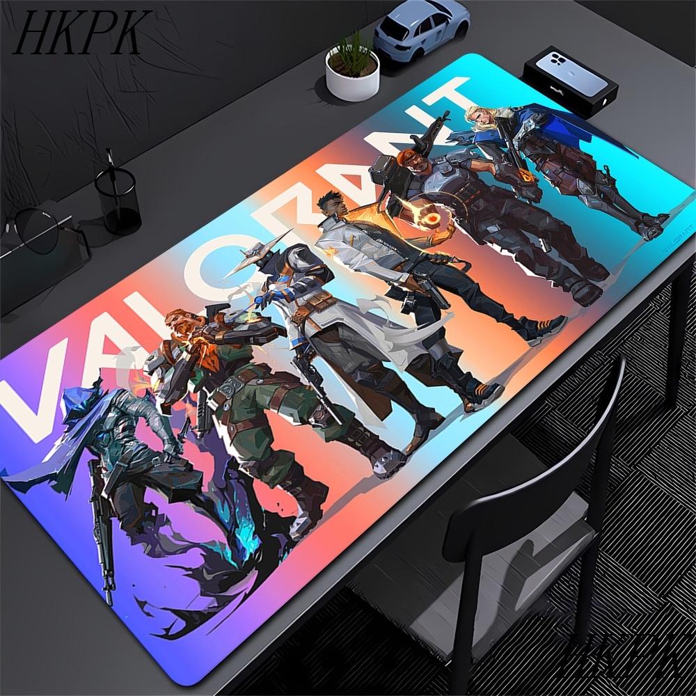 Valorant Muispad Gaming 90x40 Computer HD Custom Nieuwe Muispad Met Vergrendelde Rand Muismat Natuurlijk Rubber Antislip Zacht Tafelmat