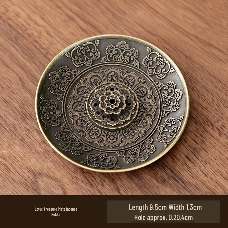 Antyczny dwuwarstwowy uchwyt na kadzidło lotosowe na ceremonię herbaty i kadzidło Buddy, wielopory palnik na kadzidło sandałowe.