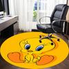 1pc Looney Tunes Tweety Bird Office Round Area Rug, Under Office Chairs Bedroom Living Room Home Decor A1022343