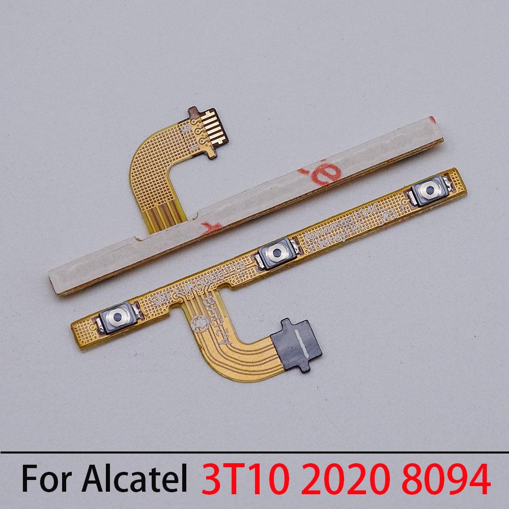 10pcs/lot For Alcatel 3T 10" 2020 8094 8094M 8094X Power ON OFF Volume Button Side Key Switch Control Flex Cable