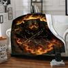 1pc Wolf Chains Blanket Lightweight Blanket Throw Blanket For Sofa, Bed, Travel, Camping, Livingroom, Office yy251010063