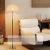 Oeny Vintage Style Floor Lamp with 3-Color Dimming