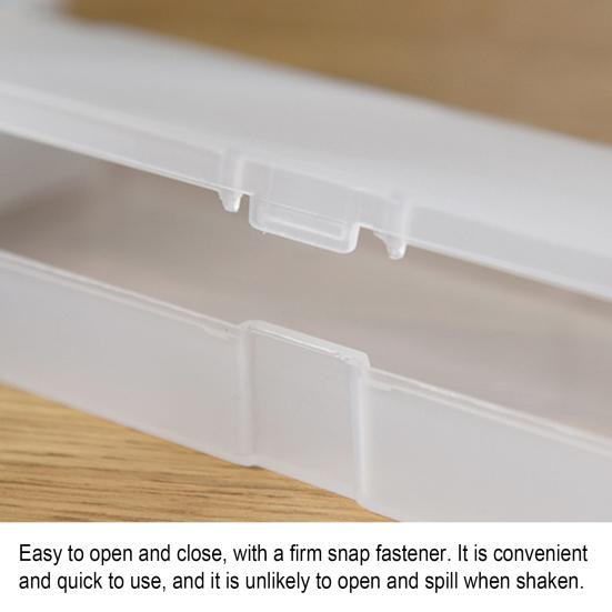 Stationery Box Simple Plastic Pen Storage Case Practical Large Capacity Pen Holder Multifunctional Translucent Pencil Case School Office