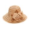 Fashion Top Hat Women'S Lace Flower Shade Mesh Hat Summer Folding Beach Hat Outdoor Sun Hat