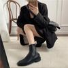 Female Short Shoes Elegant With Medium Heels Women's Ankle Boots Autumn New In Booties Winter 2024 Trend Pu Fashion Spring Sale