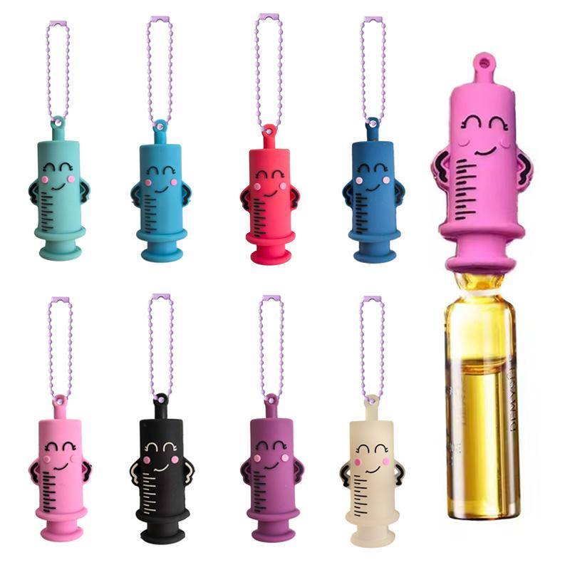 Ampoule Bottle Opener Keychain Syringe-Shaped Cutter Nurse Doctor Ampoule Bottle Opener Aid Medication Vial Breaker Tool