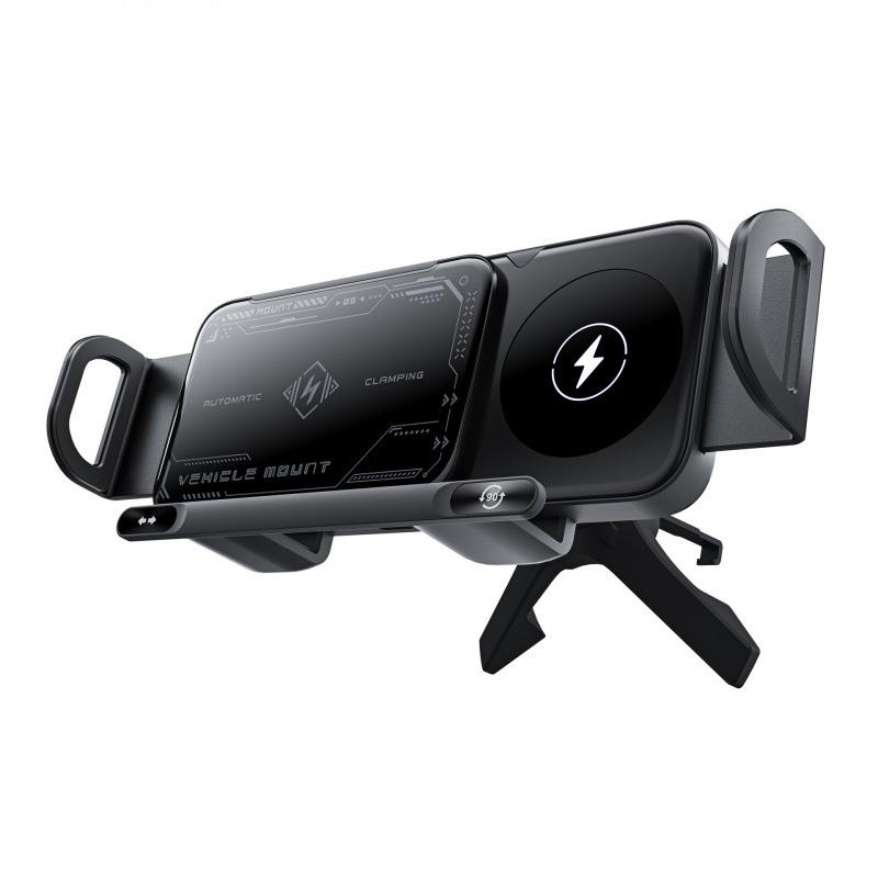 Foldable Screen Wireless Fast Charging Car Holder for Huawei & Samsung Z Fold 6
