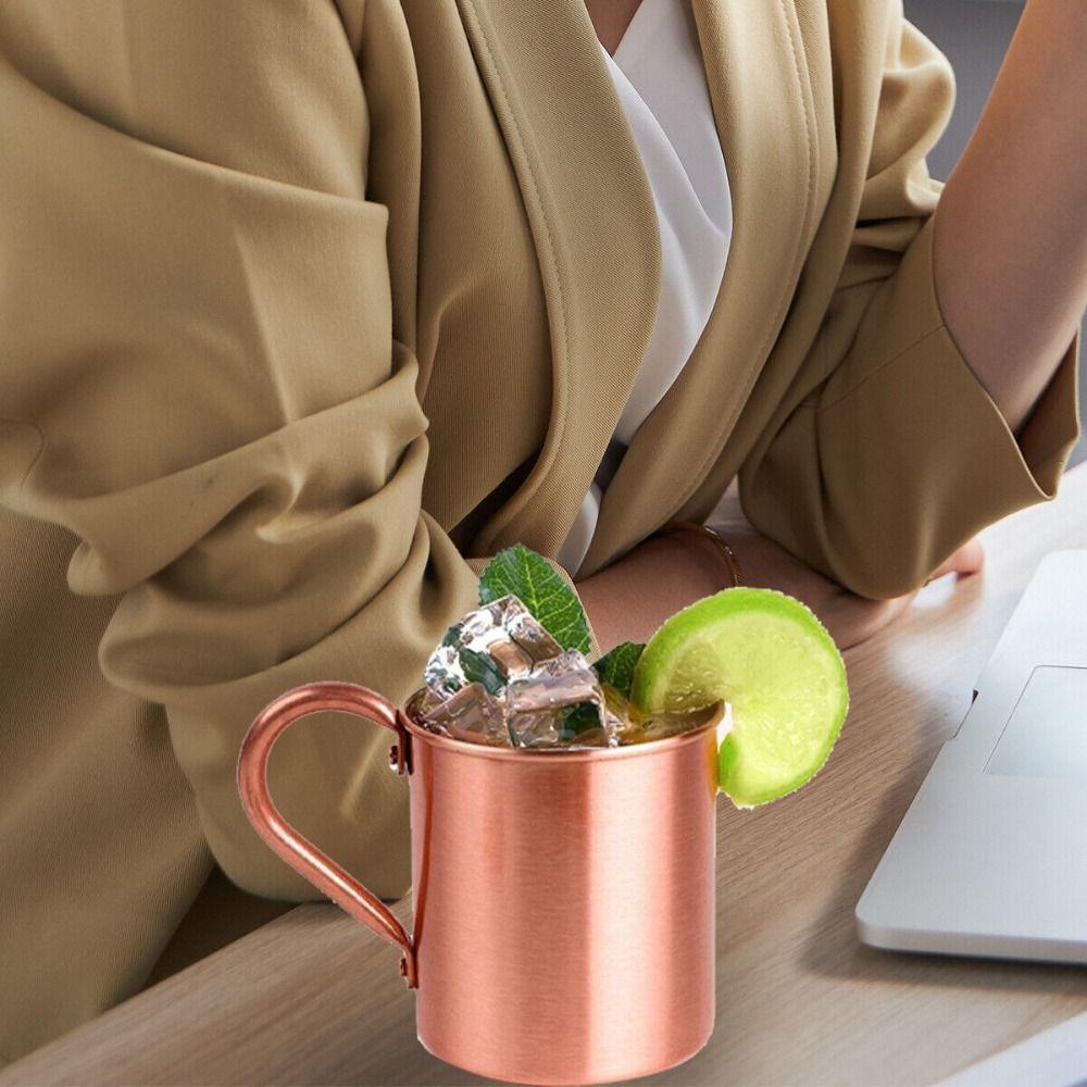 Handcrafted Mug Cup 16OZ Moscow Mule Mugs Pure Copper Cup  Mules Cocktails Coffee Beer