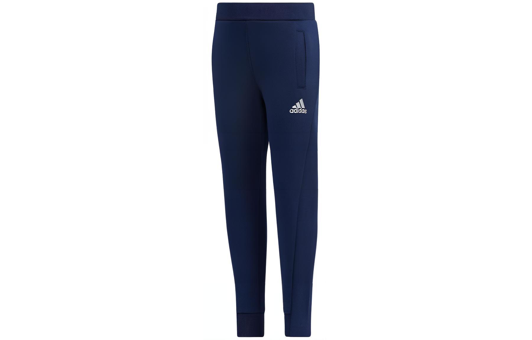 Kids Adidas Knitted Sweatpants Navy Blue GP0396 122