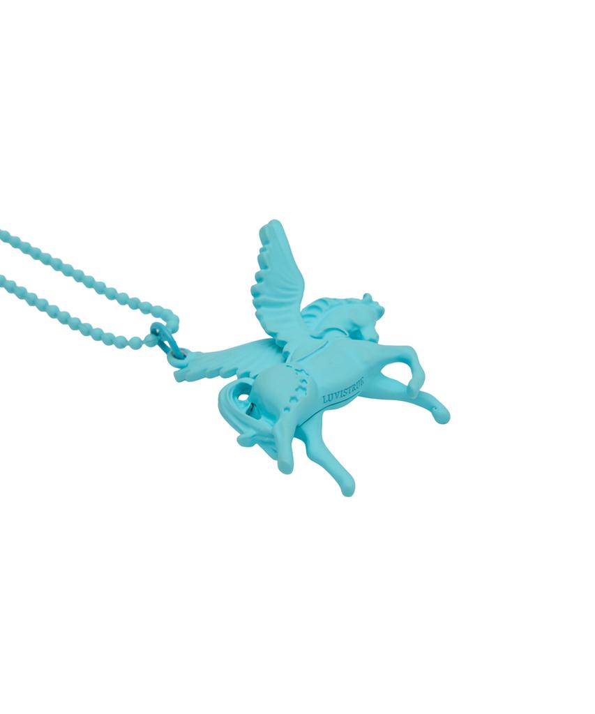 Luvistrue Sy Horse Necklace(Sky Blue)