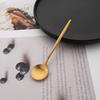 6/30Pcs Matte Gold Dinnerware Set Stainless Steel Dinner Knife Fork Spoon Cutlery Set Korean Kitchen Flatware Tableware Set