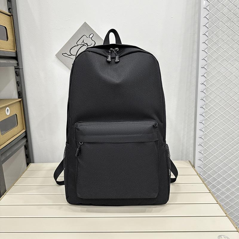 

Outdoor Travel Backpack Simple and Versatile Korean Style Fashionable Large-capacity Office Computer Bag High School Student School Bag one size fits all чорний