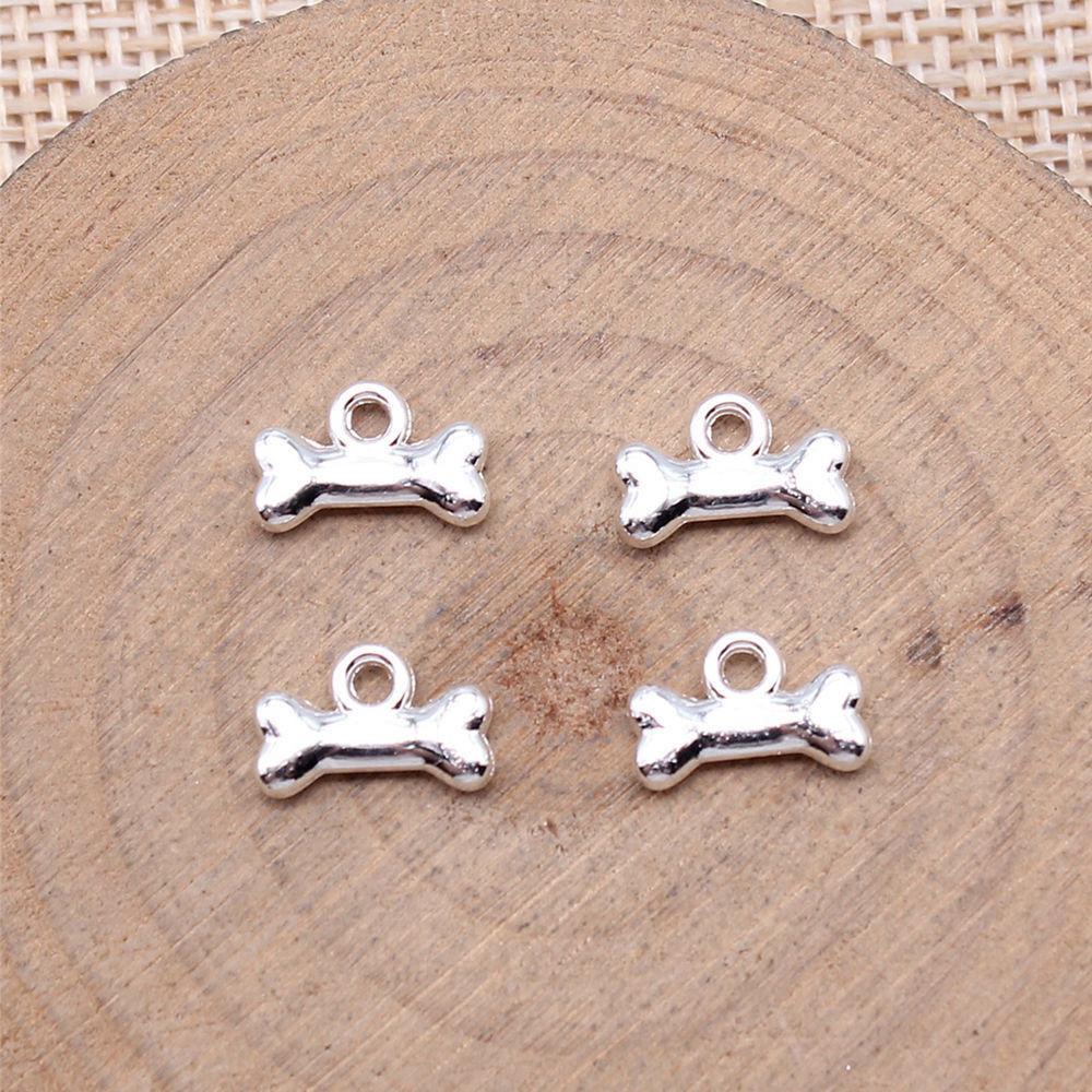 Jewelry And Accessories Dog Bone Charms Wholesale Men Accessories 20pcs