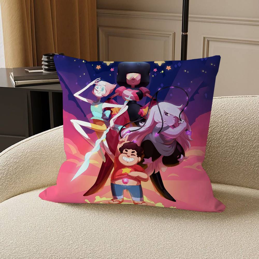 Steven Universe Pillowcase Toon Gift Cushion Cover Bedroom Home Sofa Chair Seat Decor Pillow Case