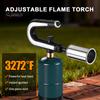 Cooking Torch Adjustable Outdoor Propane Torch, Handheld Flame Thrower Campfire Charcoal Starter, Safety Lock for BBQ, Grill, Searing Steak, Sous Vide