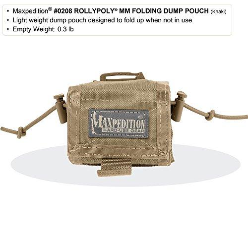Maxpedition Foldable Dump Pouch, Rollypoly, OD Green