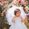 Wooden Handle Prop Umbrella Hollowed Parasol Umbrella Photography Prop Wedding Lace Umbrella  Bride