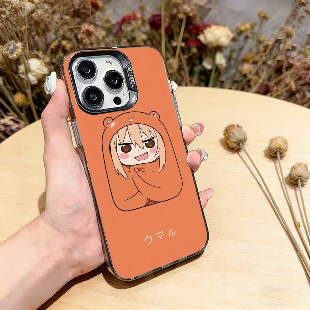 Himouto_ Umaru-chan Phone Case For iPhone 17,16,15,14,13,12,11 Plus,Pro Max,XS,Colorful Silver Black Cover