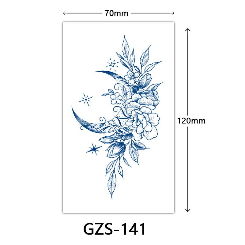 Herbal Juice Tattoo Sticker, Back Of Hand Juice Semi-Permanent Tattoo Sticker, Sweat-Proof Tattoo