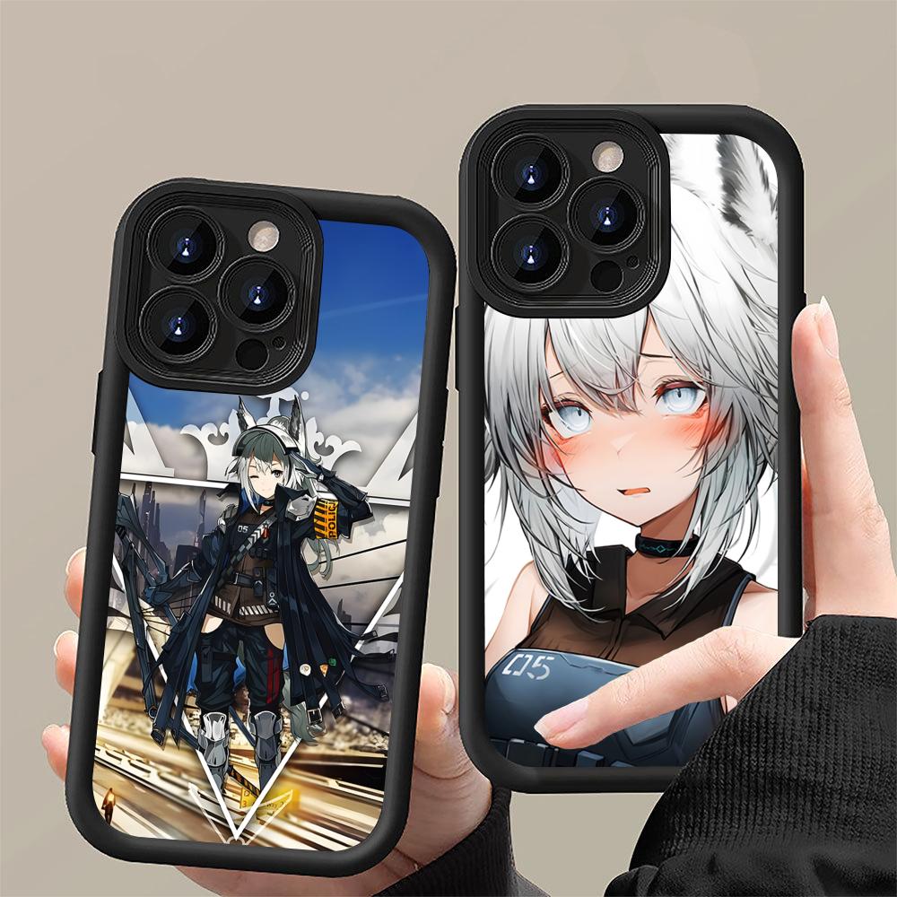 Arknights Grani Thicken TPU Mobile Phone Case for iPhone 17 16 15 14 13 12 11 Air Pro Max Plus Colorful Cover