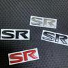1 X 3D Metal SV SR Letter Logo Car Auto Rear Trunk Fender Emblem Sticker Badge Decal Replacement For NISSAN Car Sticker Emblem
