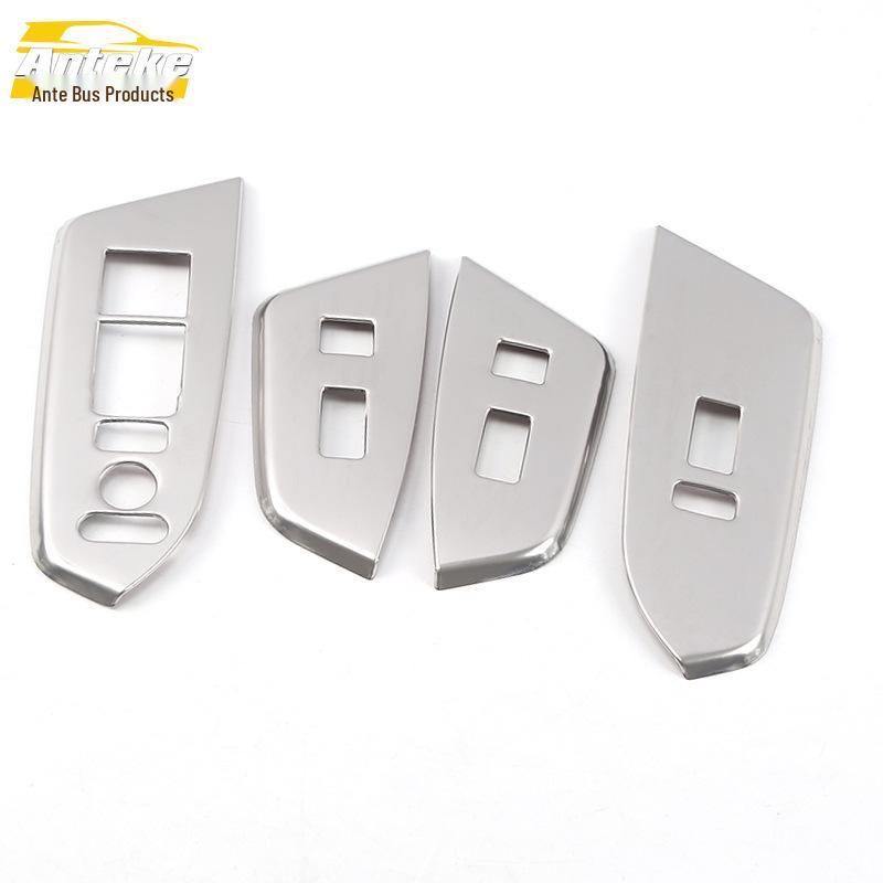 CRV 17-21 Decorative Glass Lift Frame Window Armrest Switch Sticker