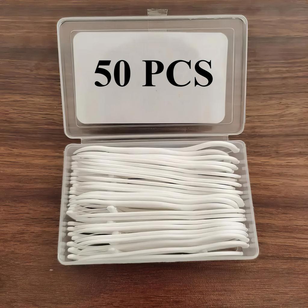 50 Boxed Dental Floss, Portable Dental Floss, Compact Design, Suitable for Dining Out, Traveling, and Homestays
