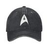 Vintage Star Treks Baseball Cap for Unisex Women Distressed Cotton Sun Cap Outdoor Summer Gift Hats Cap