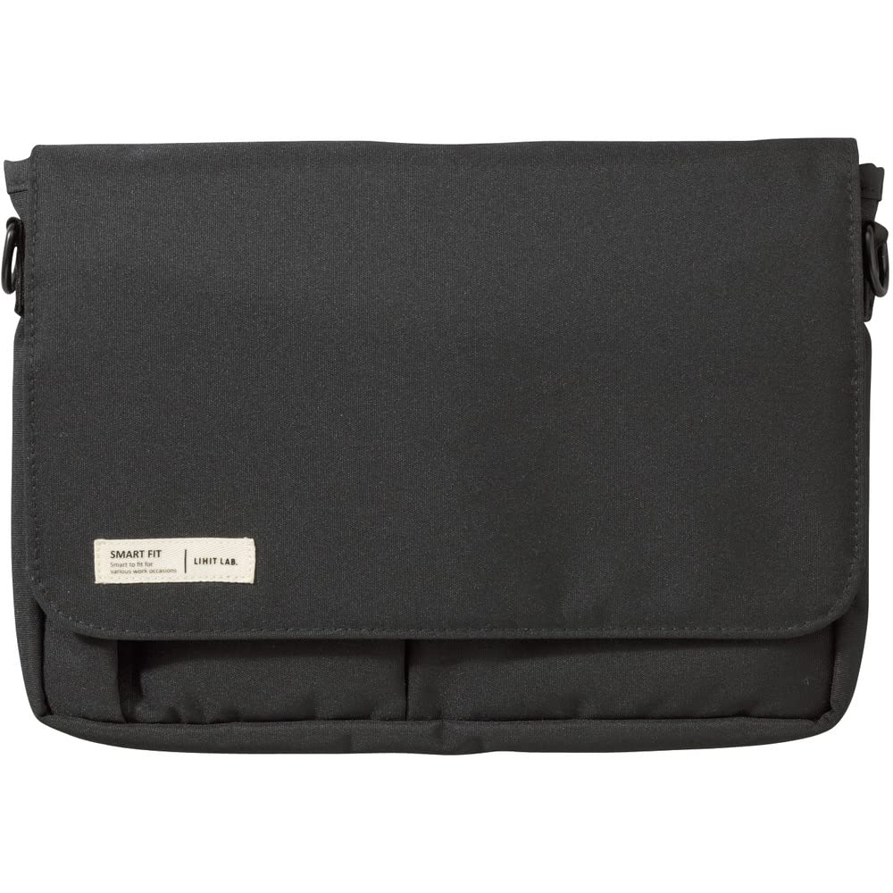 LIHIT LAB Smart Fit Carrying Pouch, A5, Black, A7575-24