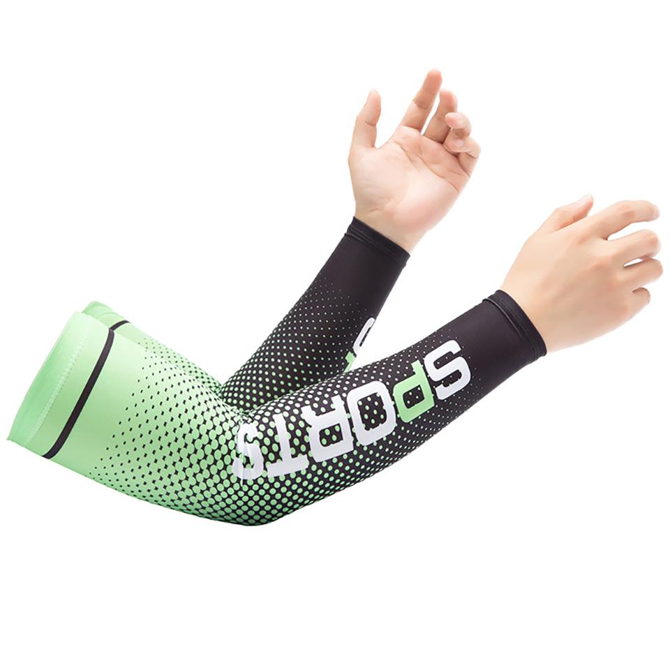Loogdeel Sports Long Gloves Cycling Fishing Hand Protector UV Protection Arm Guard for Women Men Bike Ice Silk Cool Arm Sleeves