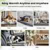 Self-Warming Pet Pad Blanket Electric-Free Thermal Bed Mat Anti-Slip for Cats Dogs Winter Warmth Mat Heat Reflecting Core Pad