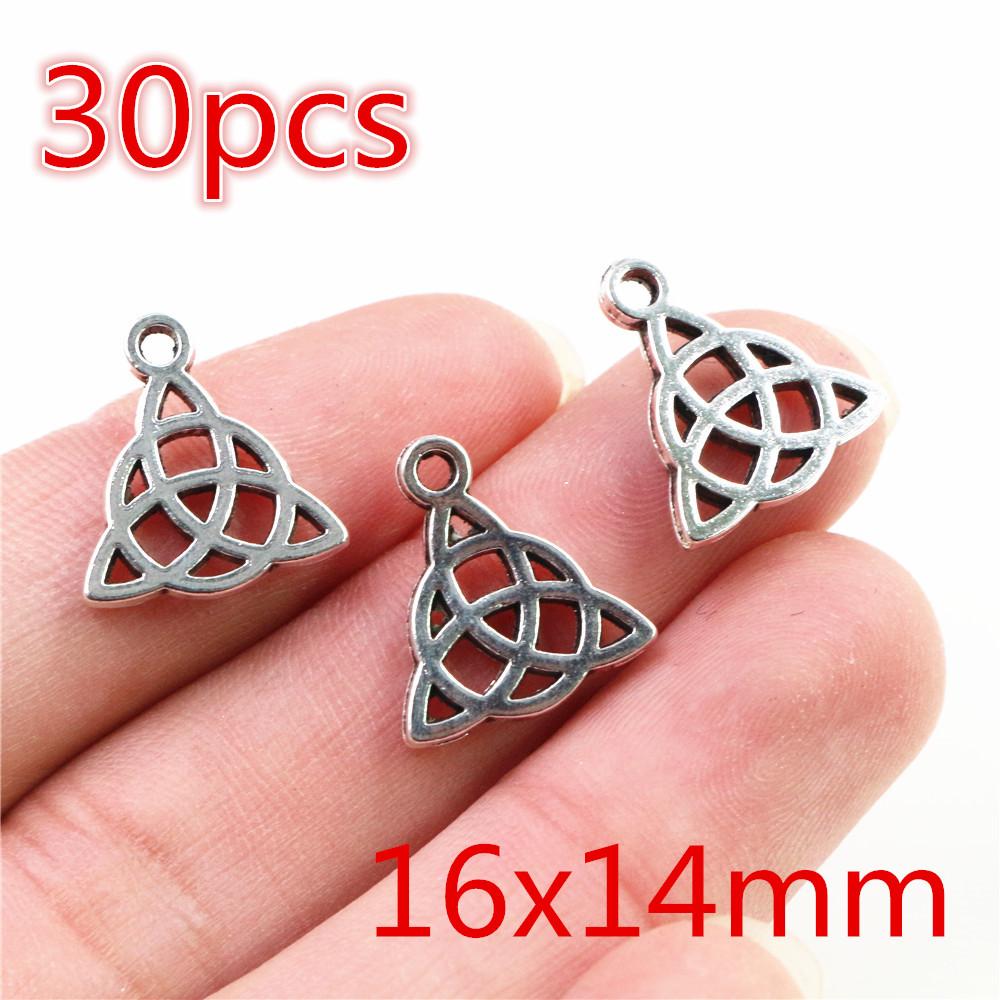 Fashion Antique Silver Plated Five-Pointed Star Heart Cute Handmade Charms Pendant:DIY for bracelet necklace