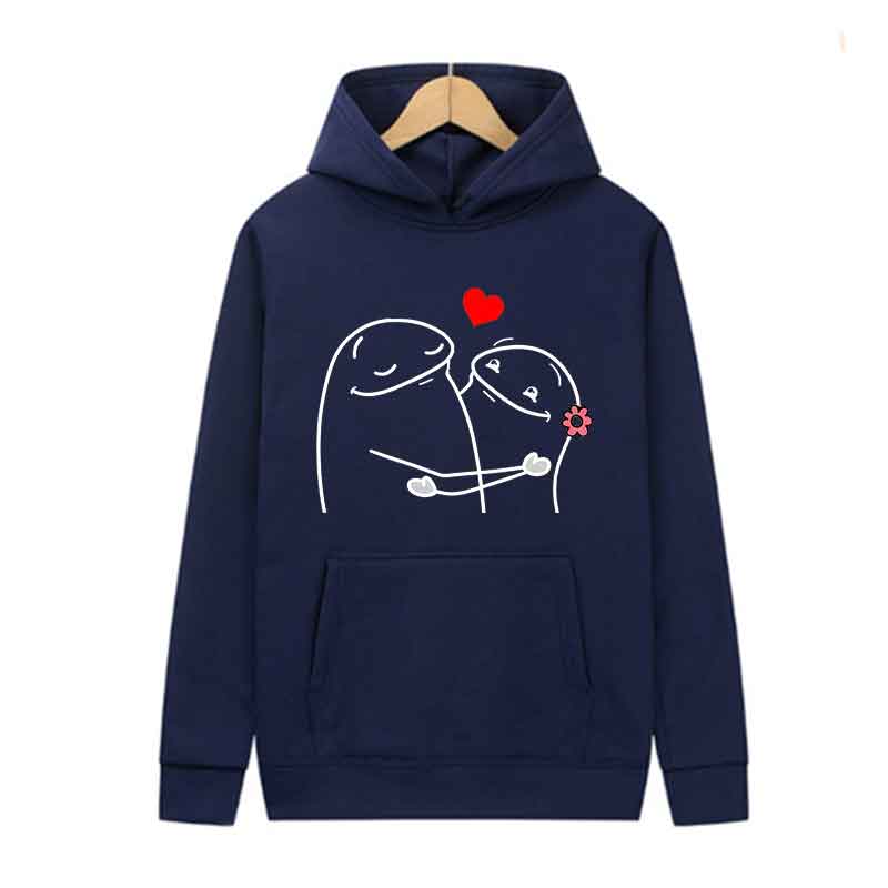 Men Fashion Trends Hoodie Sports Jogging Sweatshirt Beautiful Emotions Print Casual Streetwear Pullover Spring Autumn Clothing
