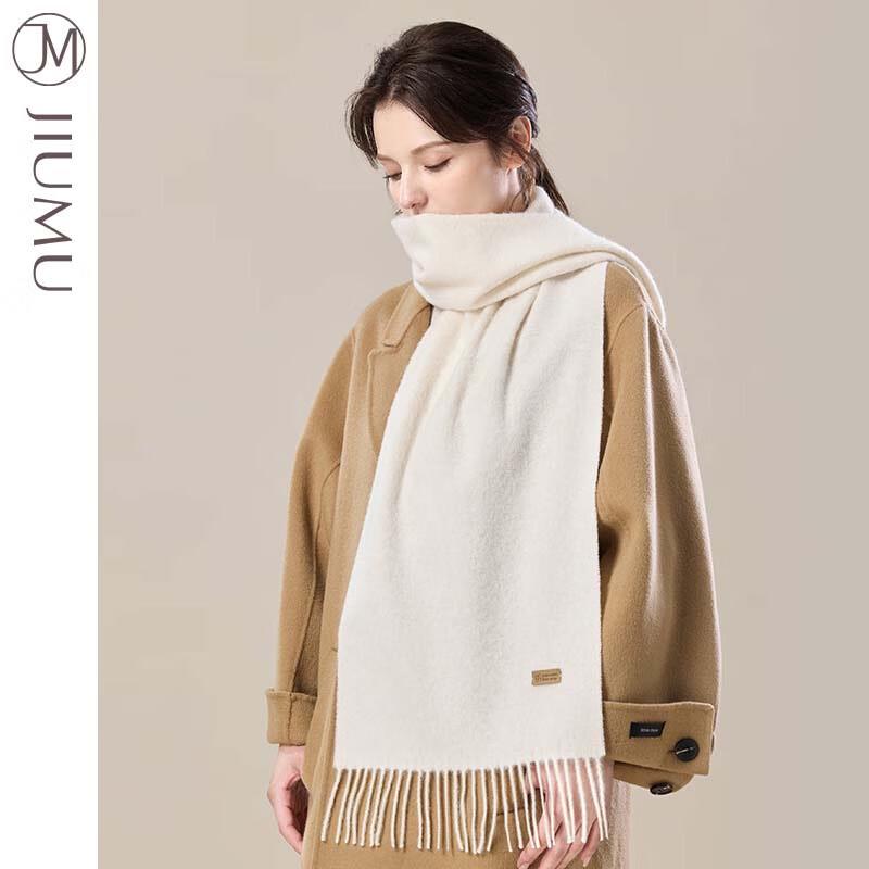 JIUMU Women's Pure Cashmere Winter Scarf