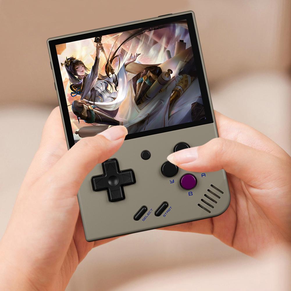 Mini Plus Handheld Game Console Linux System 3.5Inch IPS Screen Video Game Machine Rechargeable WiFi 3000mAh Game Players Gifts
