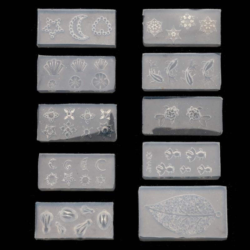Silicone Shaker Filler Mold Tiny Mold Resin Filling Star Resin Epoxy Casting Mold Filler Handmade Nail Art Decor Craft 1