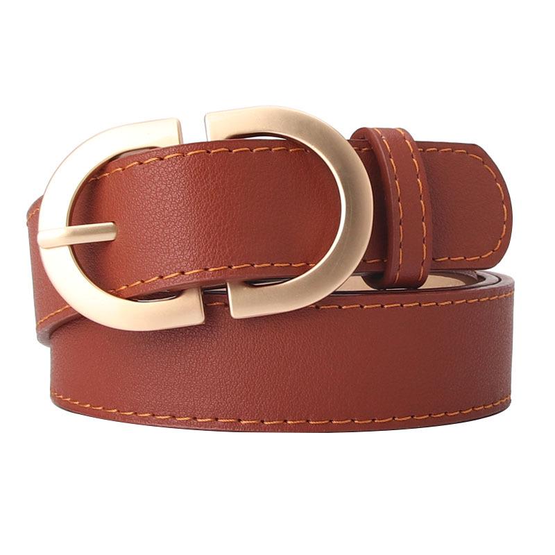 "Korean Style Women's Versatile Imitation Leather Belt – Trendy, Simple, Decorative Waist Accessory"