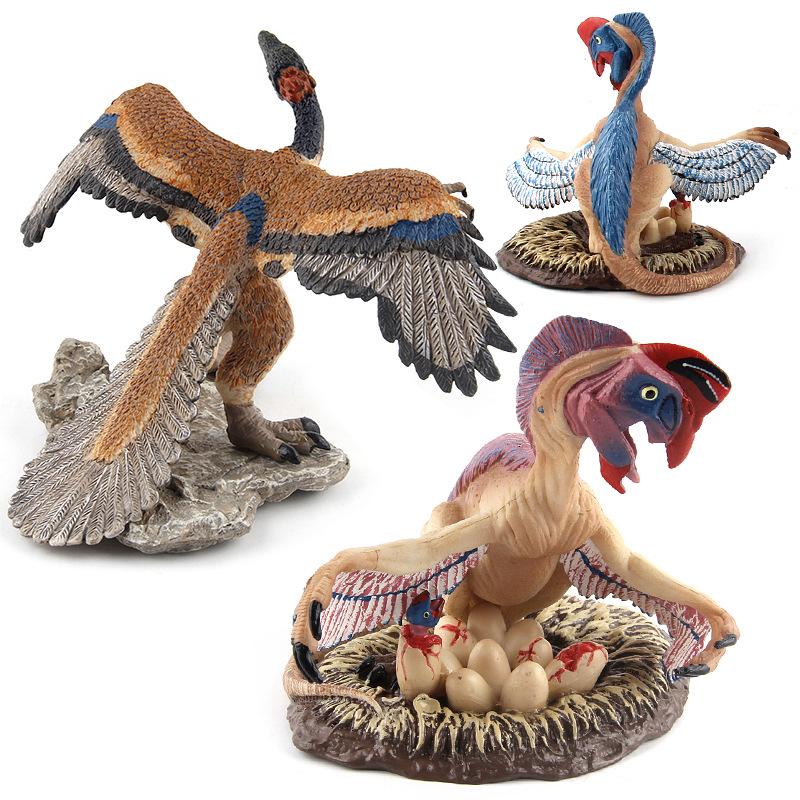 Dinosaurierwelt Figur Modell Spielzeug Später Archaeopteryx Kleiner Dinosaurier Oviraptor