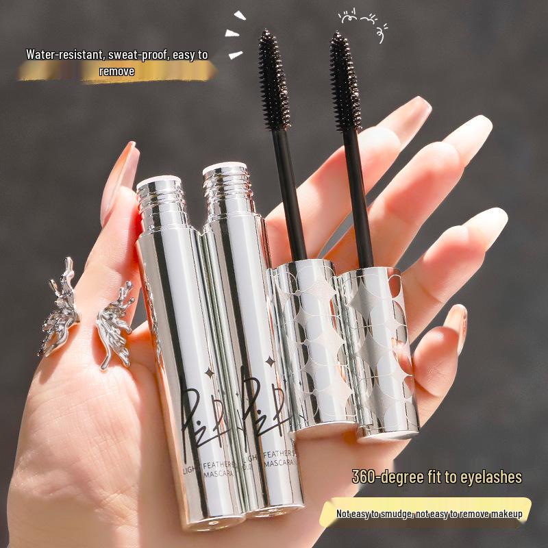 PIPL Waterproof Long-Lasting Black Brown Mascara - Lengthening, Curling, Root-by-Root, Smudge & Sweat-Proof.
