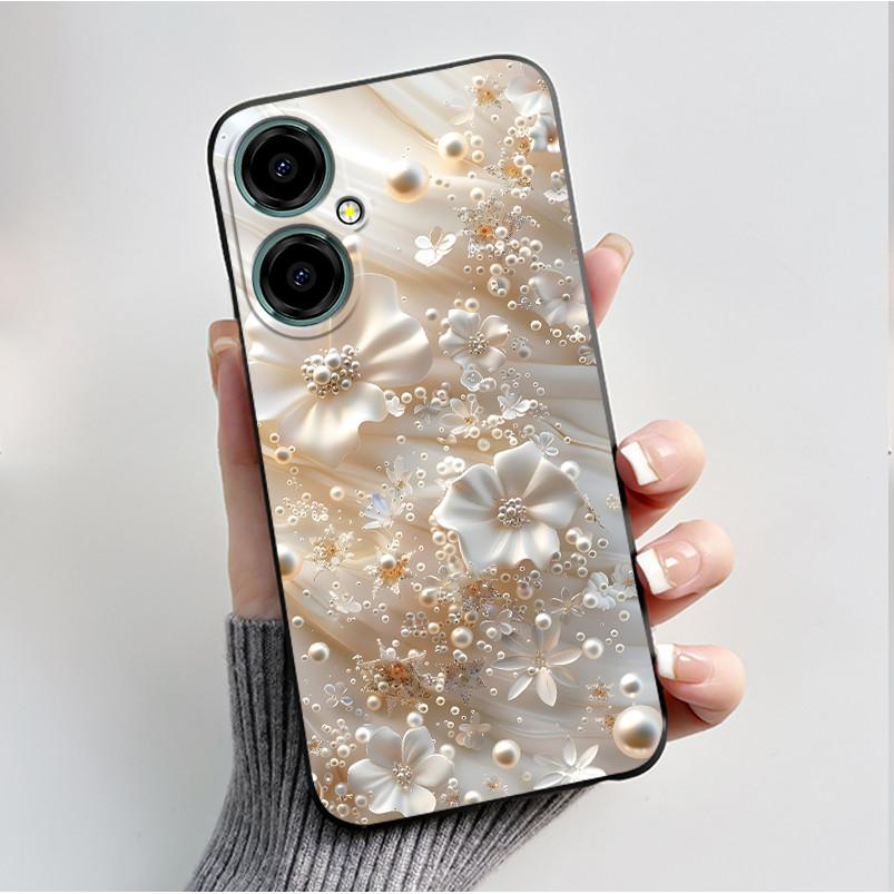 Luxury Fashion Butterfly Flowers Cases For BLU G64 Phone Case Shock Proof Black Soft Silicone Back Cover For BLU G64 G 64 Fundas