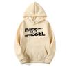 Men's Casual Hooded Polyester Hooded Sweatshirt with Drawstring Comfortable Long Sleeved Top Autumn and Winter Warm Hoodie