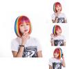 Cosplay Short Rainbow Wig For Women Party Fun