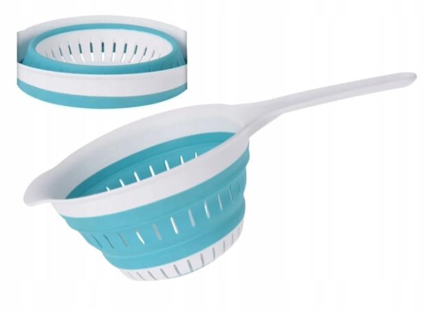 Collapsible Plastic Kitchen Colander 37x19x10.5 Cm