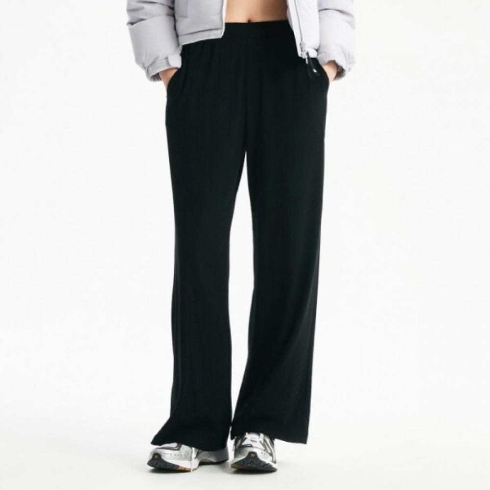 

NeW Balance Pants Nqj Nbmle2W402 19 W Light Ribbed Wide Pants 80
