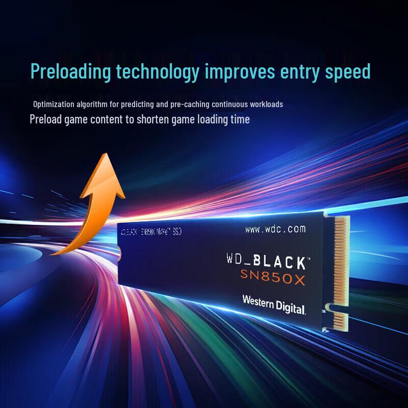 WD Black SN850X NVMe PCIe 4.0 Gaming SSD