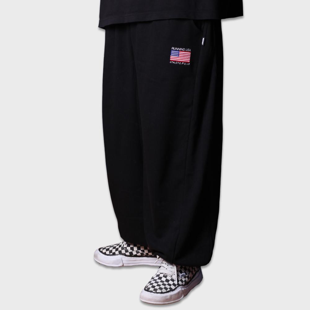Respect Running Usa Athletic Club Sweat Pants (Black)