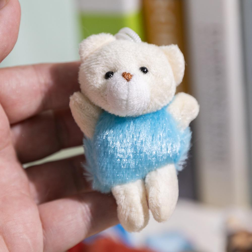 24Pcs Cartoon Mini Animal Plush Toys Children Favor Doll Kawaii Keychain For Kid Birthday Christmas Party Gifts